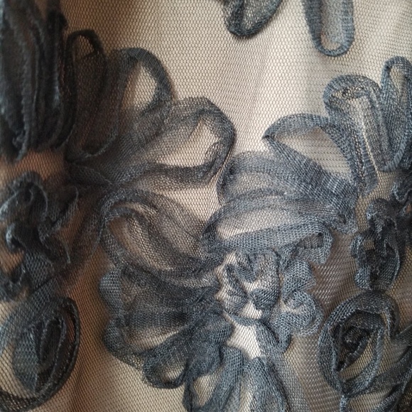 Connected Apparel Silk Vintage Floral Dress - Picture 2 of 7